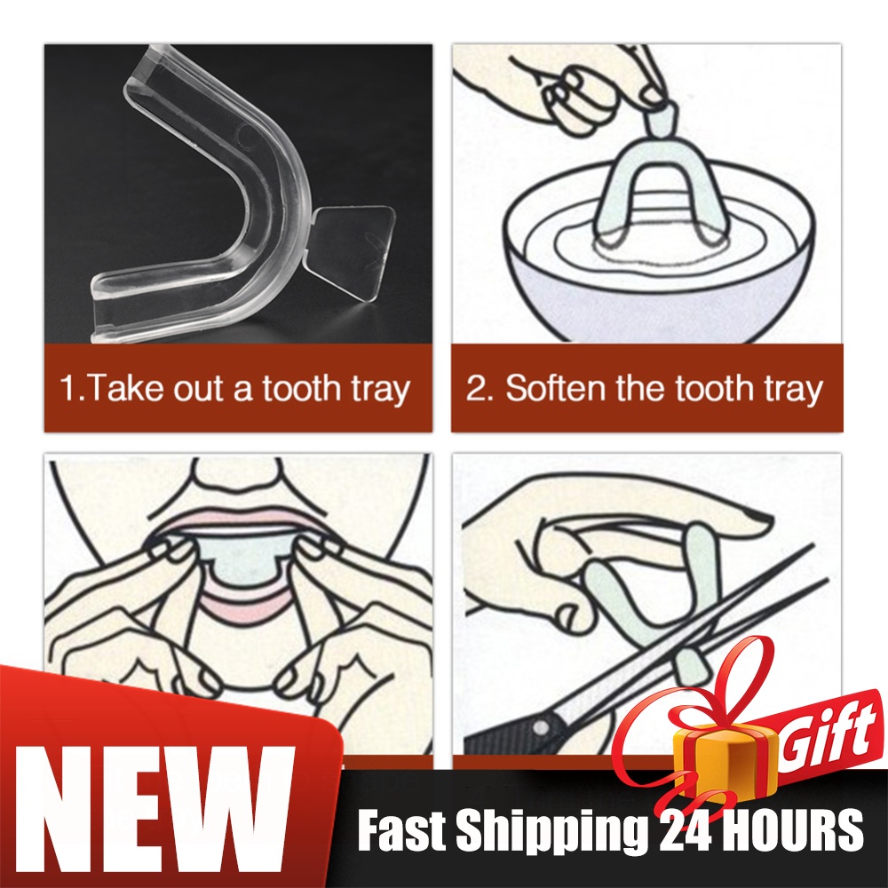 Teeth Whitening With Braces - Conjunto de 2/4 Peças de Protetores