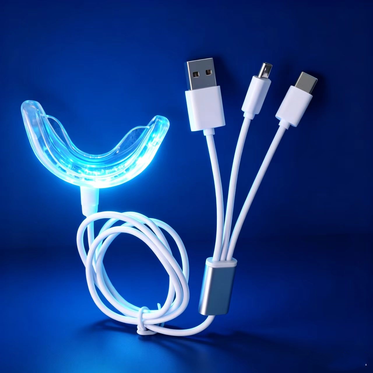 Teeth Whitening Led Kit - Kit Portátil de Clareamento Dental LED,