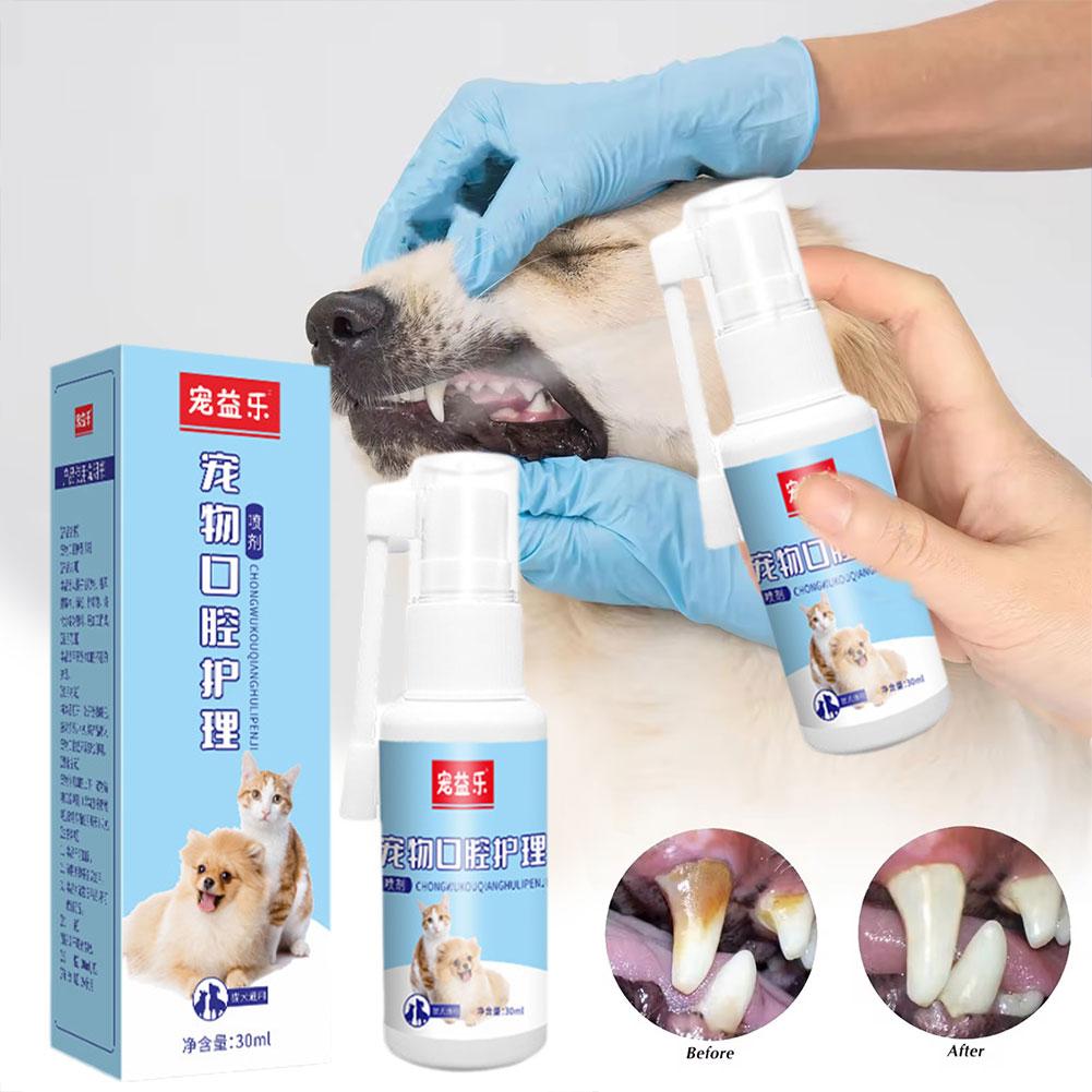 Teeth Whitening Foam - Pet Oral Desodorizar Spray, Remove Mau