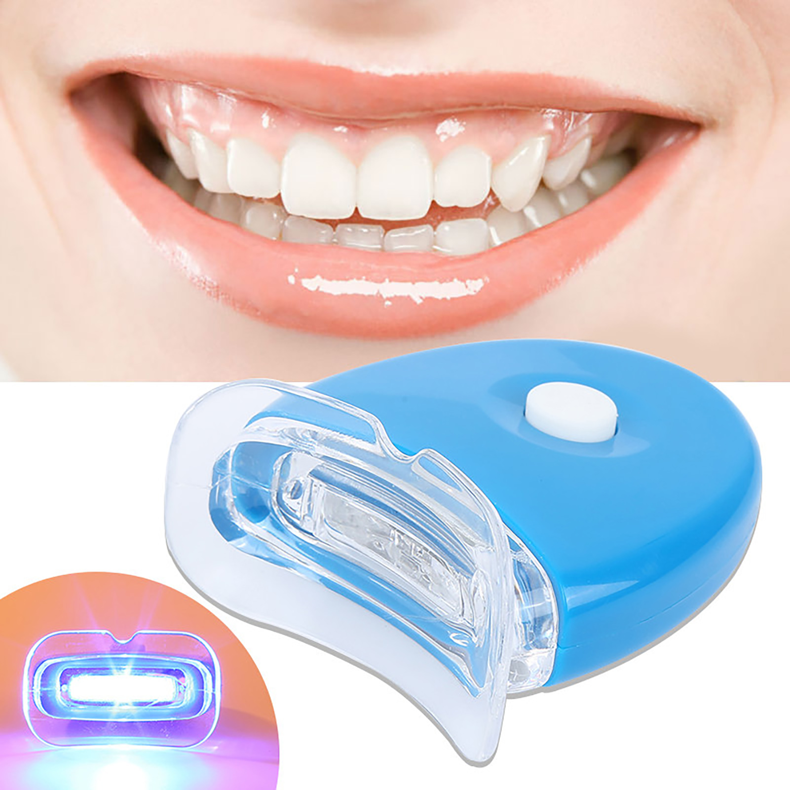 Teeth Whitening Led Kit - Acelerador de clareamento dental luz beleza
