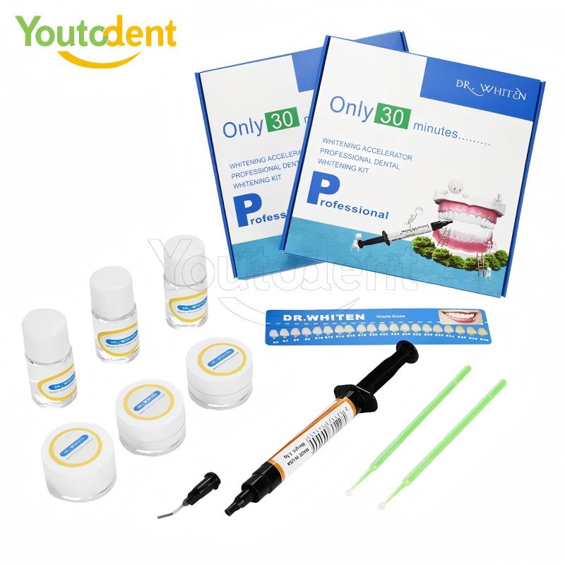 Teeth Whitening Q&M - Kit de clareamento dental 35% peróxido