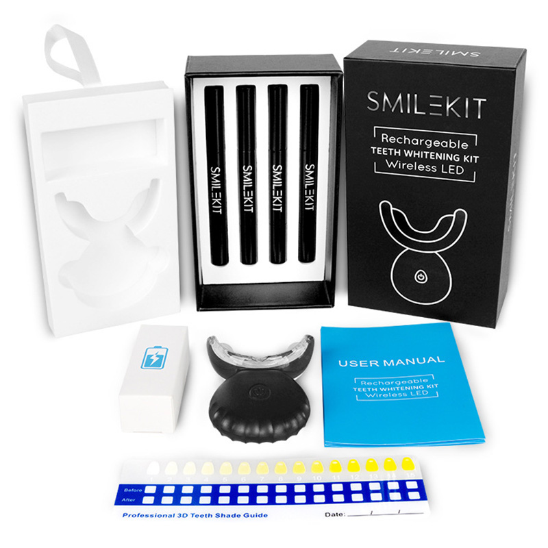 Teeth Whitening Led Kit - Nova elétrica dentes branqueamento led uso