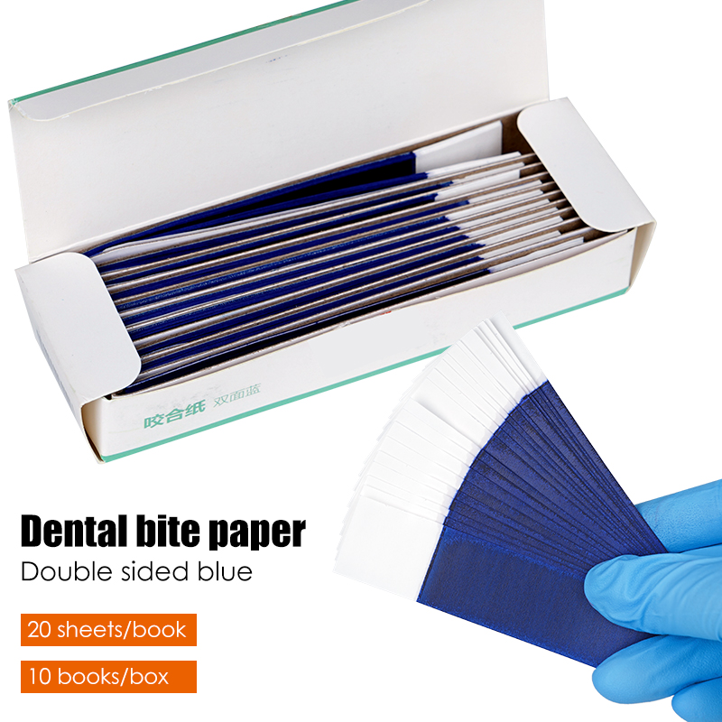 Teeth Whitening Strips - 200 Peças de Papel Articulador Odontológico