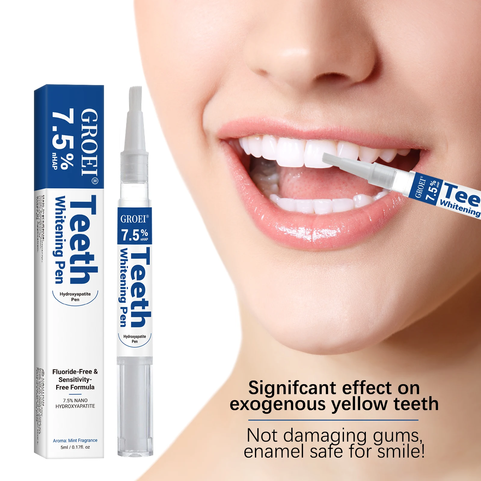 Caneta branqueadora de dente h - Teeth Whitening Q&M avaliação e preço