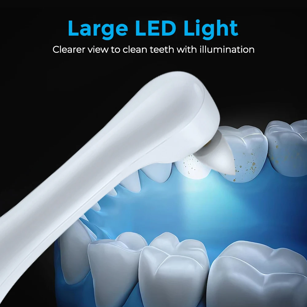 Polidor de dentes elétrico, li - Teeth Whitening Led Kit avaliação e preço