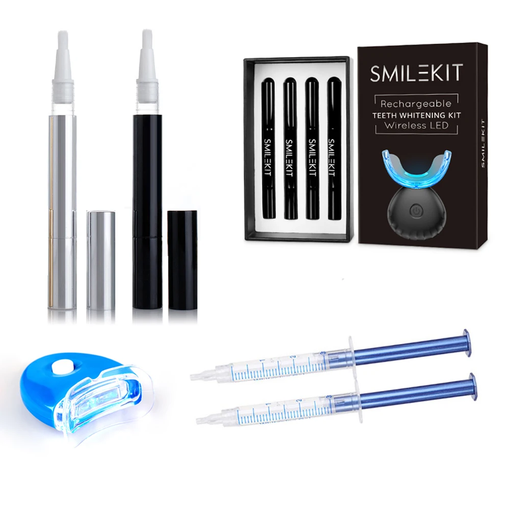 Seringa de gel para clareament - Teeth Whitening Led Kit avaliação e preço