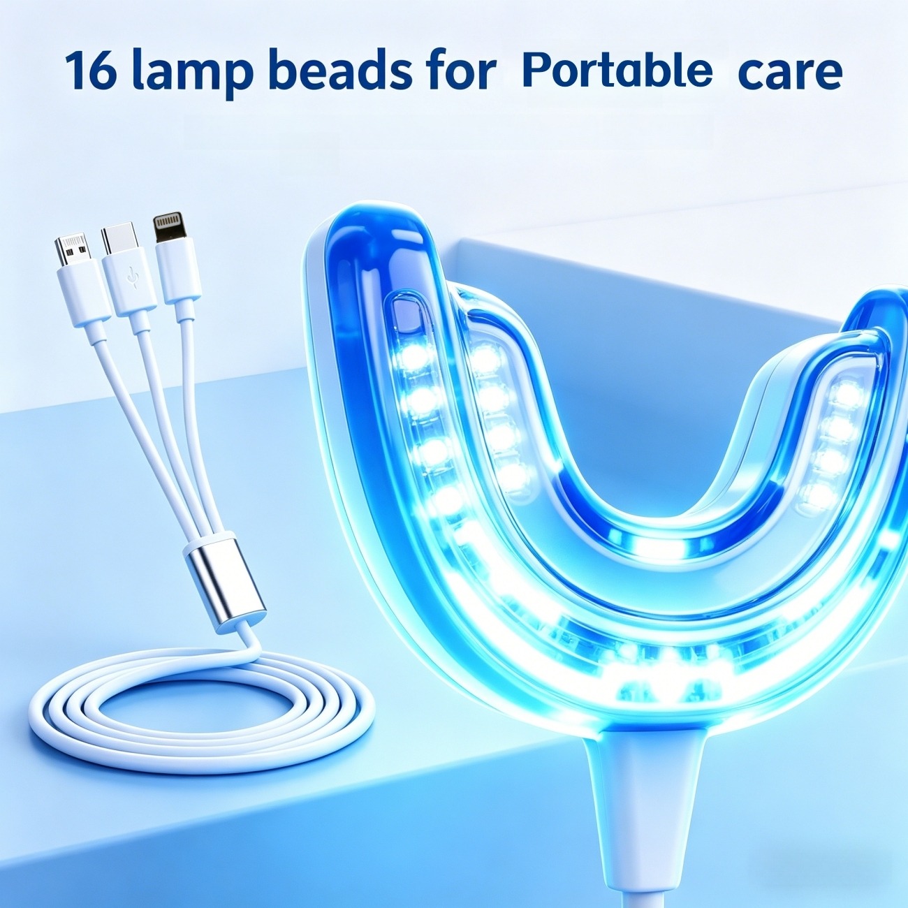 Kit Portátil de Clareamento De - Teeth Whitening Led Kit avaliação e preço