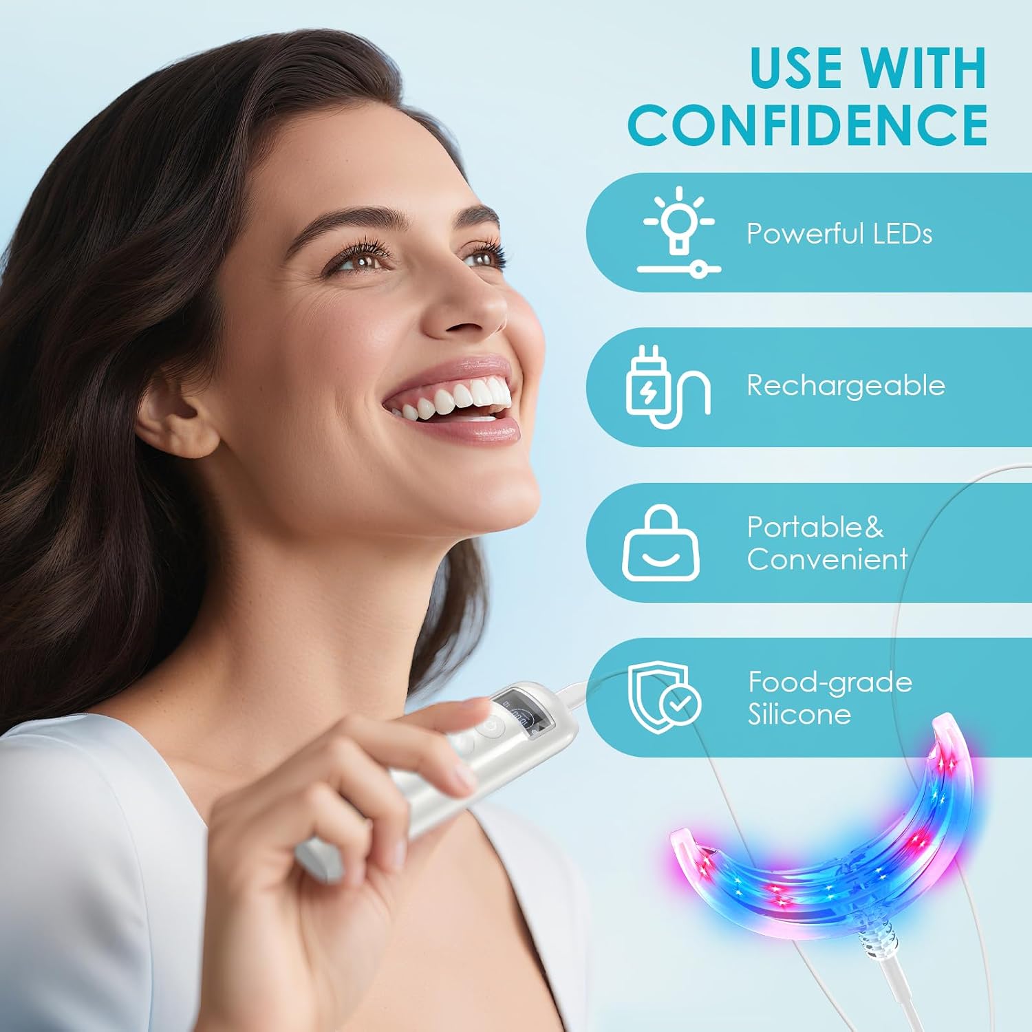 Acelerador de Clareamento Dent - Teeth Whitening Led Kit avaliação e preço