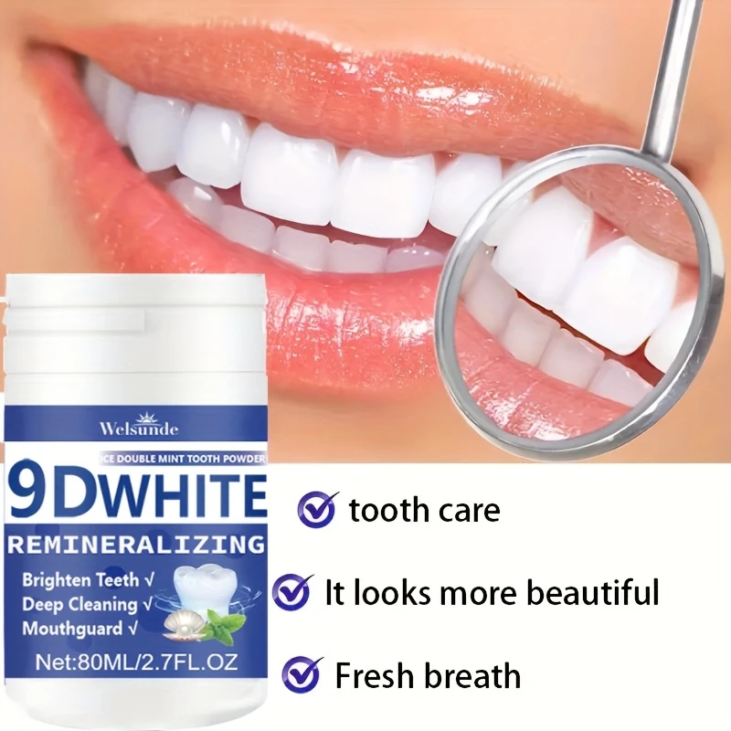Pó Dental Remineralizante 9D c - Teeth Whitening Q&M avaliação e preço