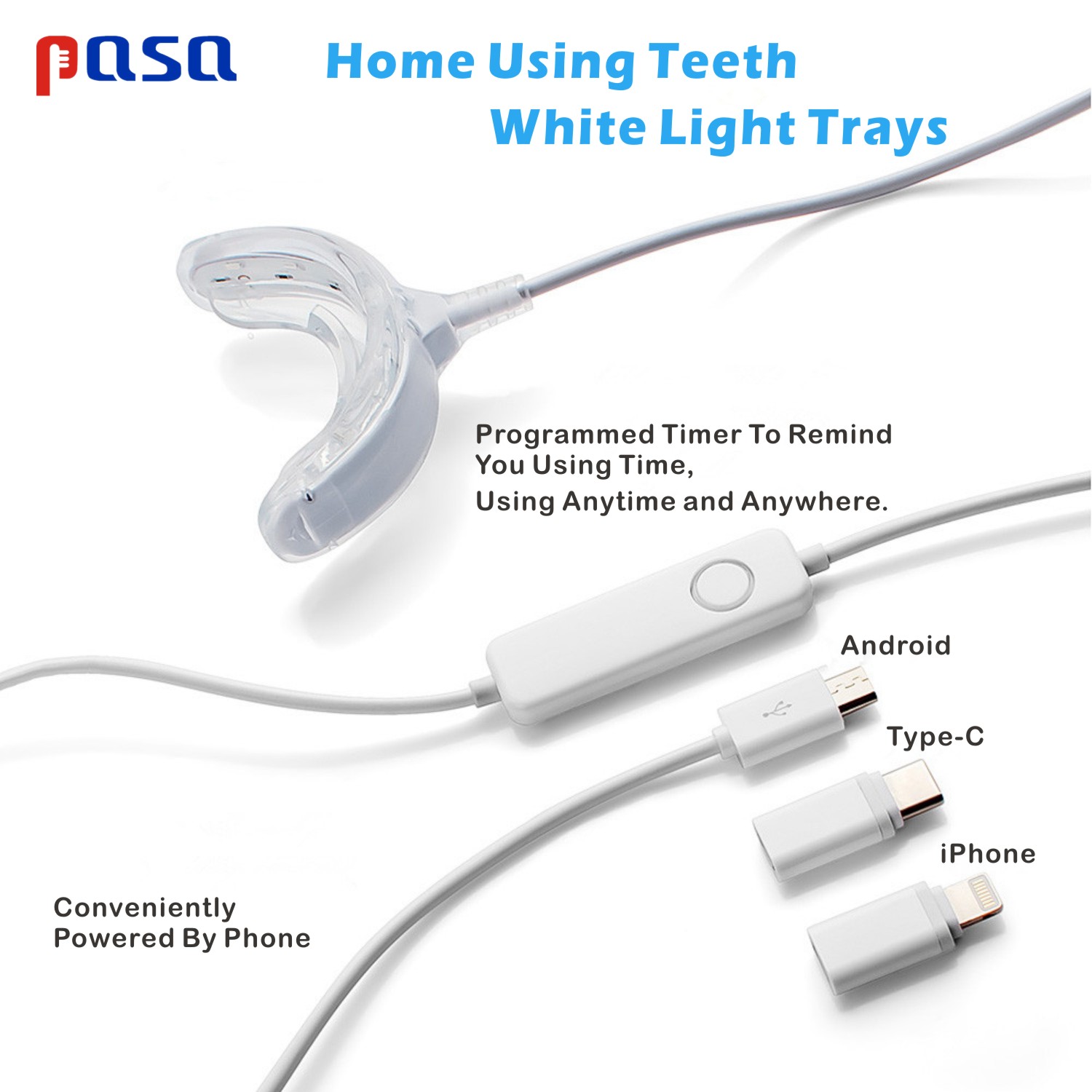 Kit Portátil de Clareamento De - Teeth Whitening Led Kit avaliação e preço