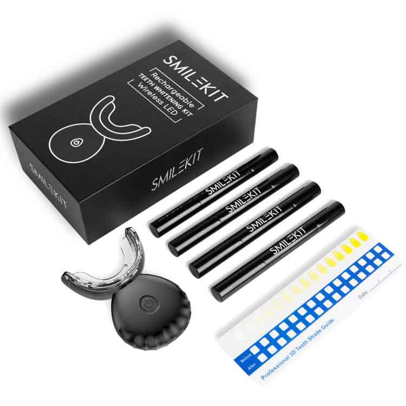 Nova elétrica dentes branqueam - Teeth Whitening Led Kit avaliação e preço