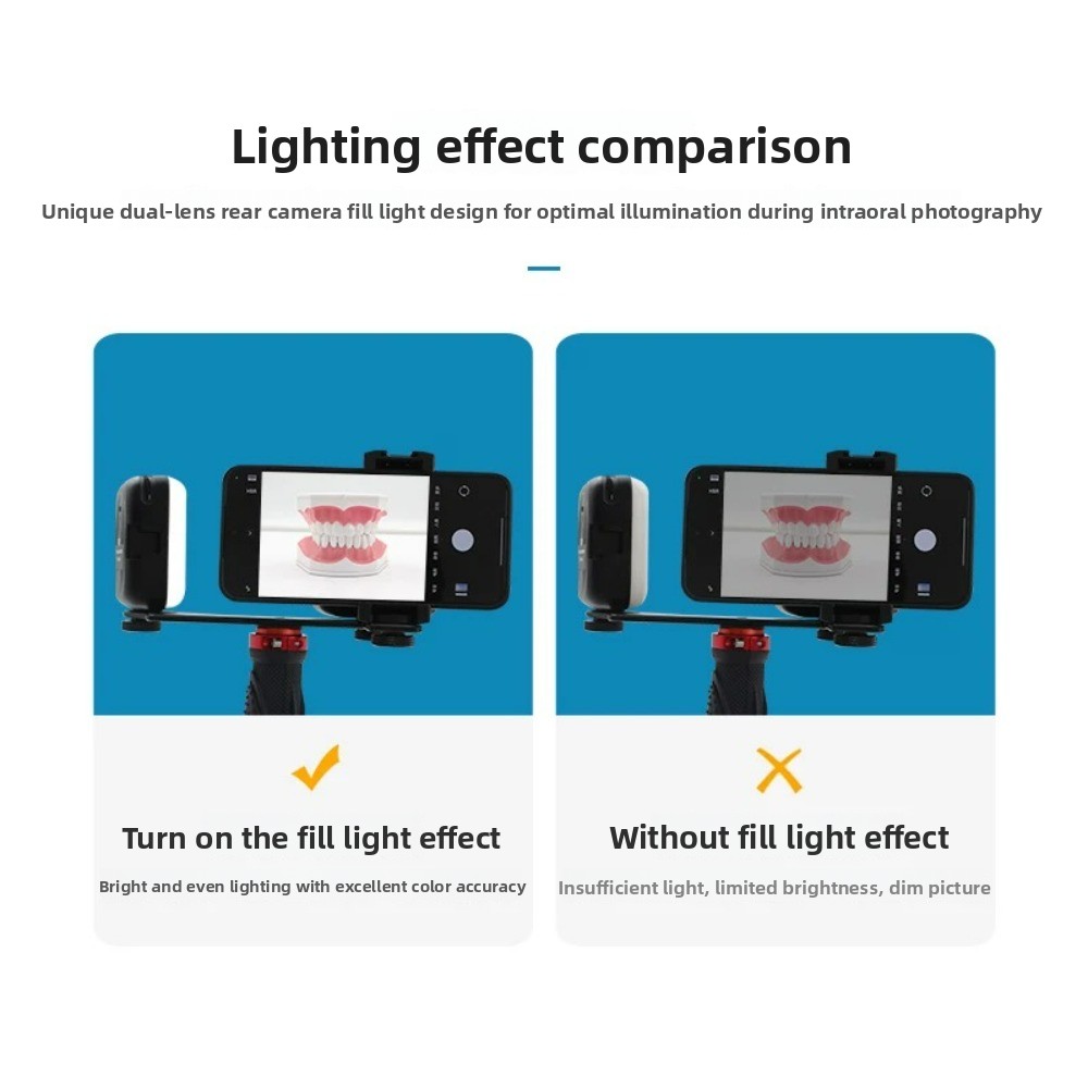 Luz de fotografia dentária, fl - Teeth Whitening Led Kit avaliação e preço